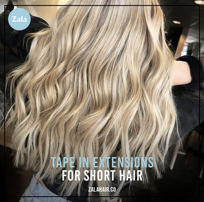 Tape-in Extensions for Short Hair