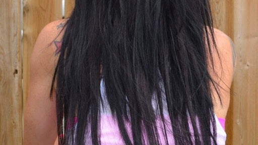 Unblended hair extensions 