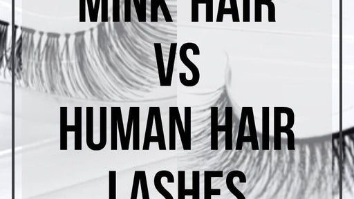 mink vs human hair eyelashes