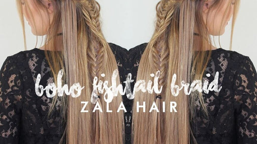 boho fishtail braid