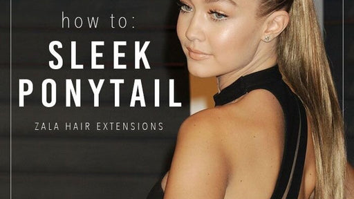 how to do a sleek ponytail