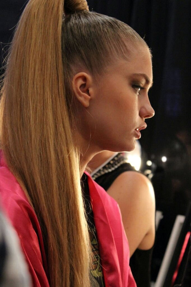 ponytail with clip in hair extensions