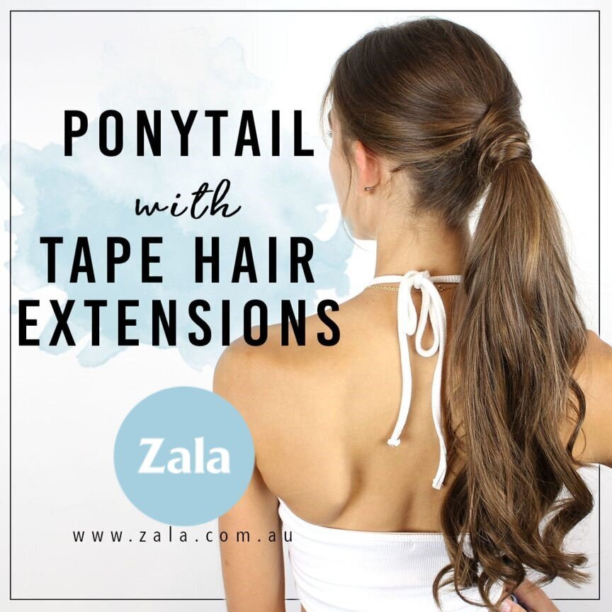 Zala Human 2024 hair pony tail