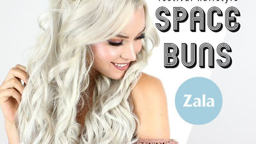 Space Buns - Coachella Hairstyle | ZALA Hair Extensions