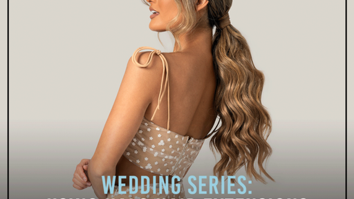 USING HALO® HAIR EXTENSIONS WHEN ATTENDING A WEDDING