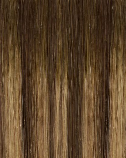 20" Halo Hair Extensions Toffee Blonde Balayage