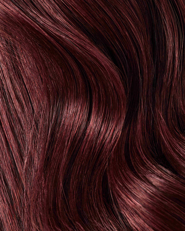 20" Tape-In Remy Hair Extensions Burgundy Red