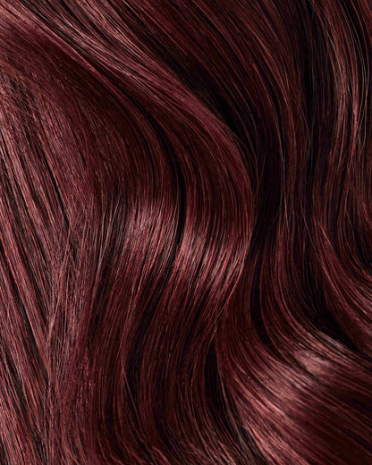 24" Halo Hair Extensions Burgundy Red