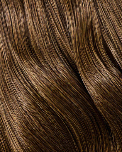 22" Invisi Tape-In Remy Hair Extensions Chestnut Brown