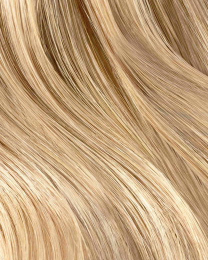 20" Seamless Clip-In Hair Extensions Honey Blonde 9 Piece