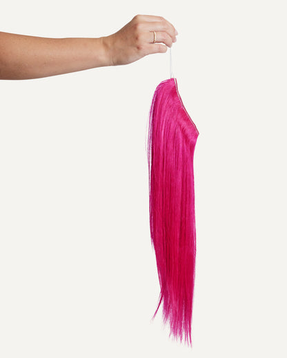 16" Halo Hair Extensions Dragon Fruit