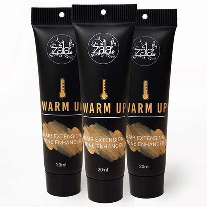 Warm Up Toner for Hair Extensions 3x 20ml