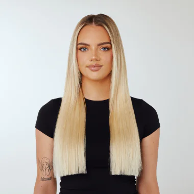 EASIEST WAY TO PUT IN CLIP-IN HAIR EXTENSIONS, GLAM SEAMLESS